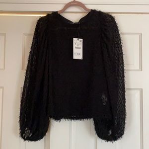 Zara see through top